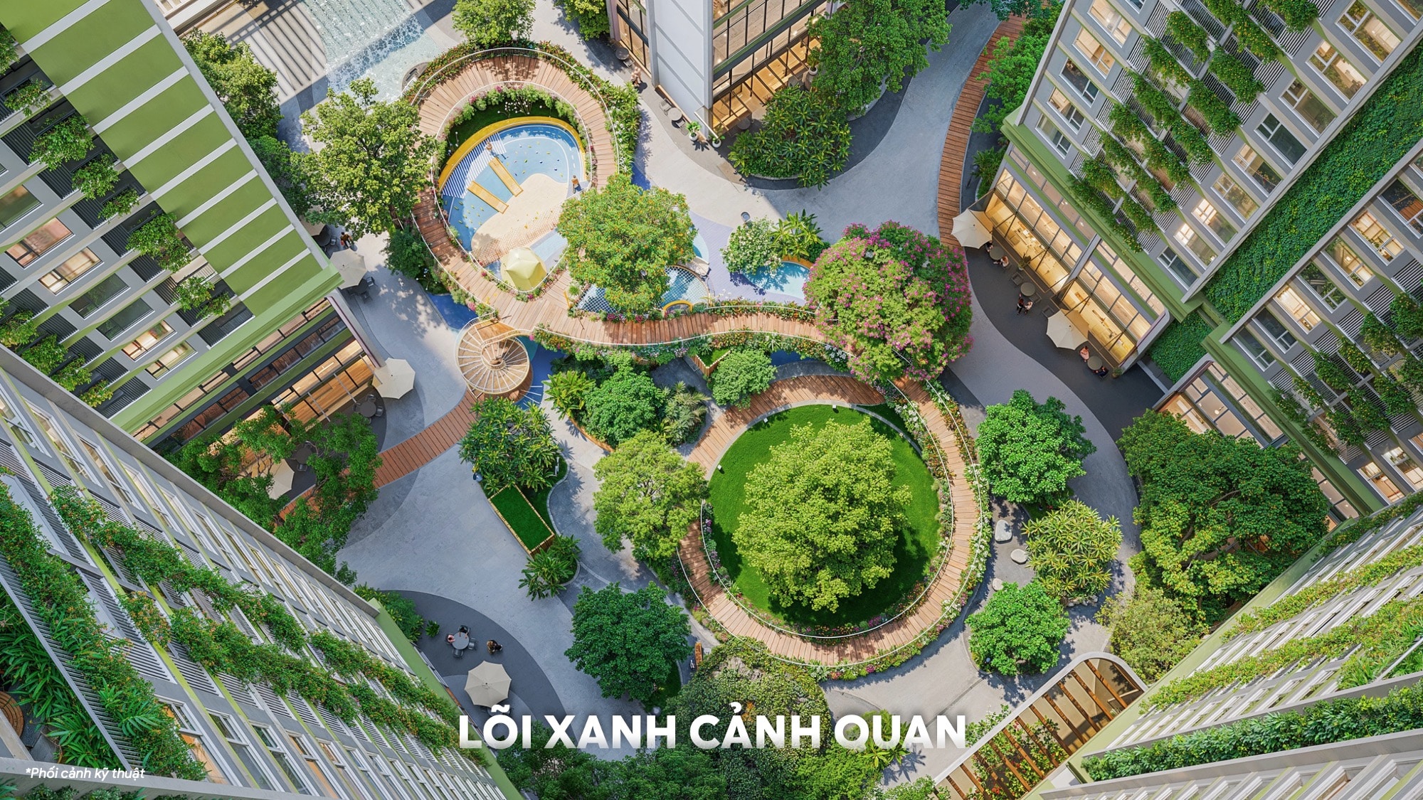 Lối xanh cảnh quan
