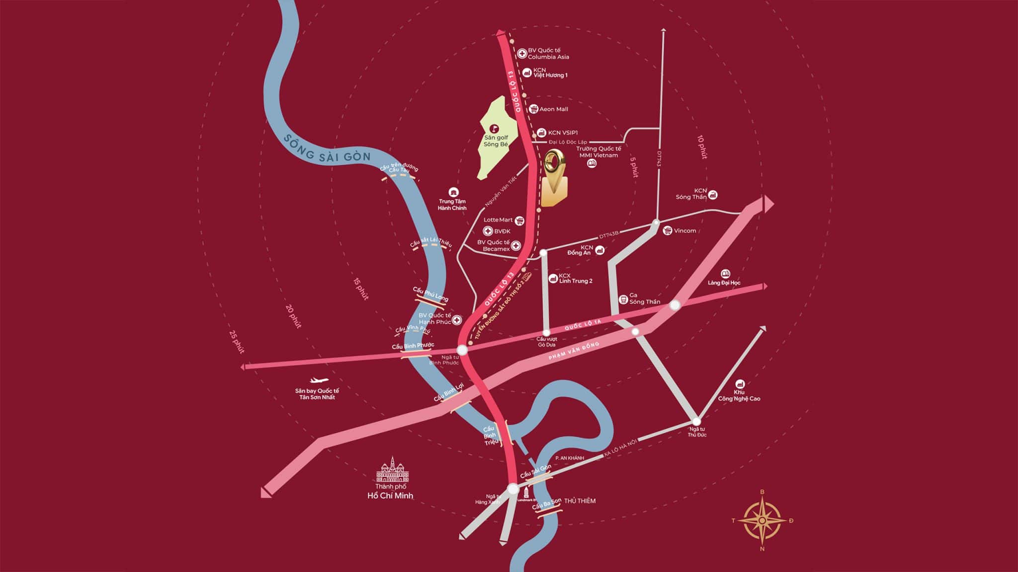 vị trí Lusso Saigon